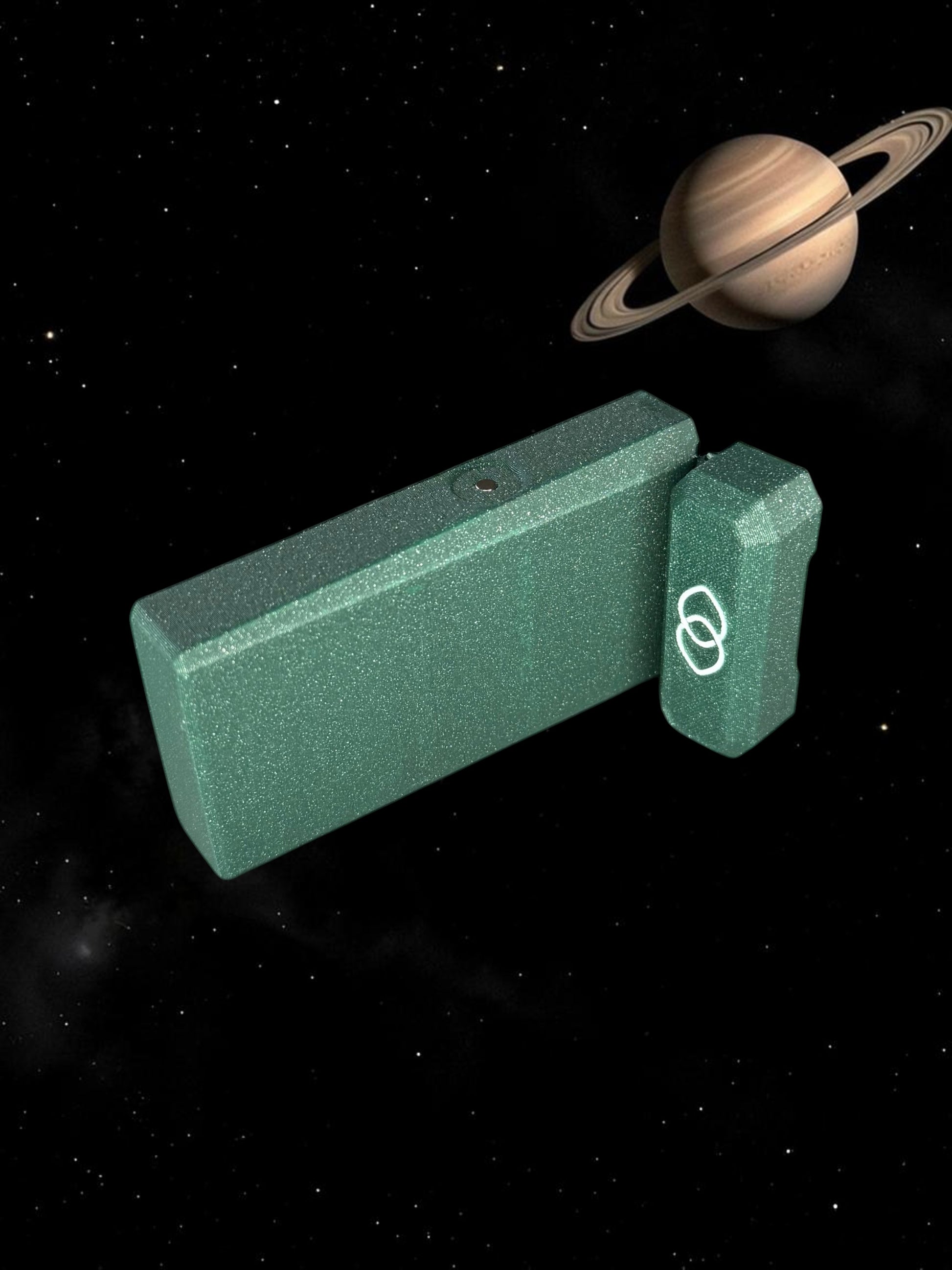 Green Galaxy (gold shimmer)