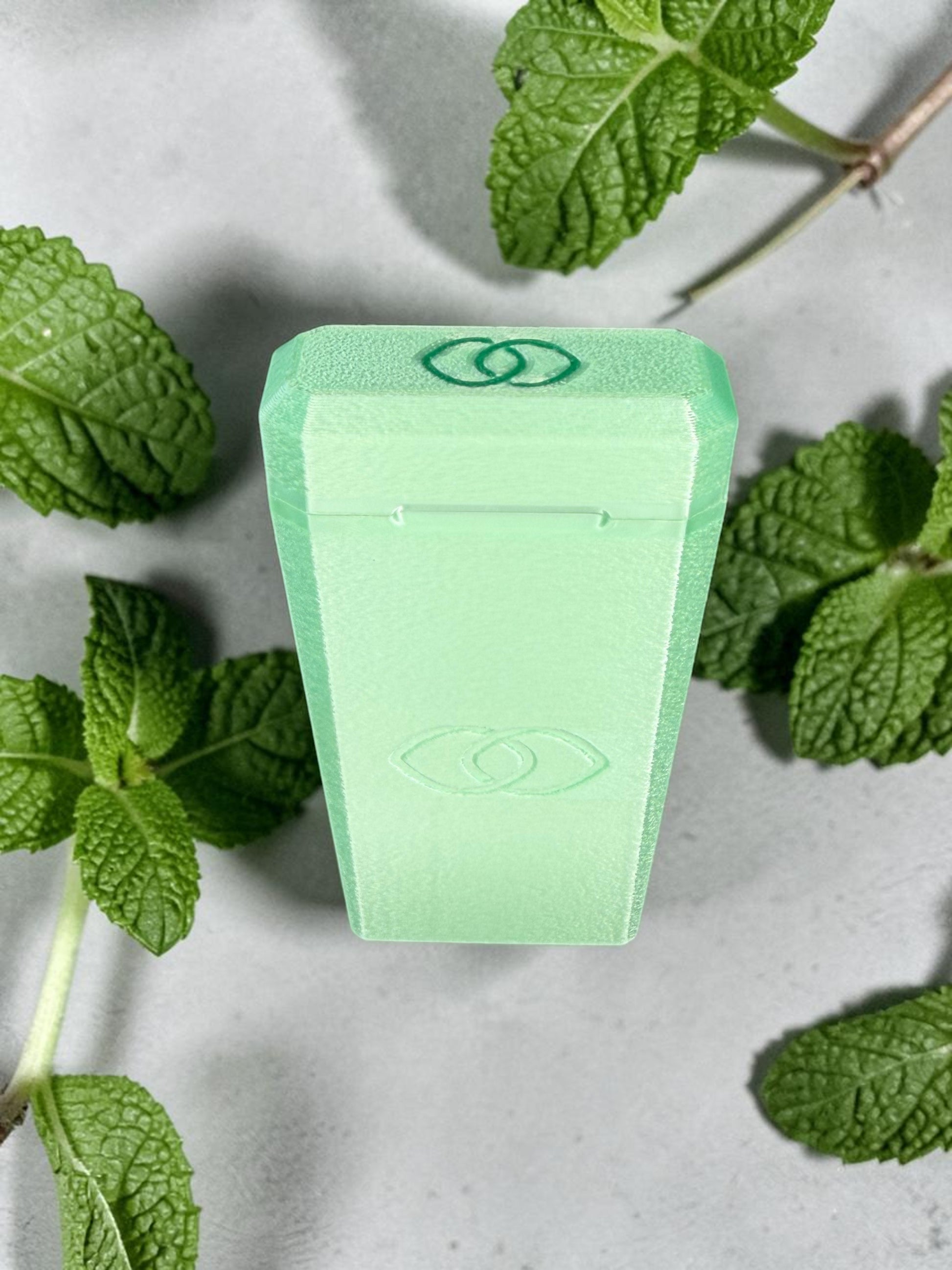Mint Green Silk, (emerald logo)
