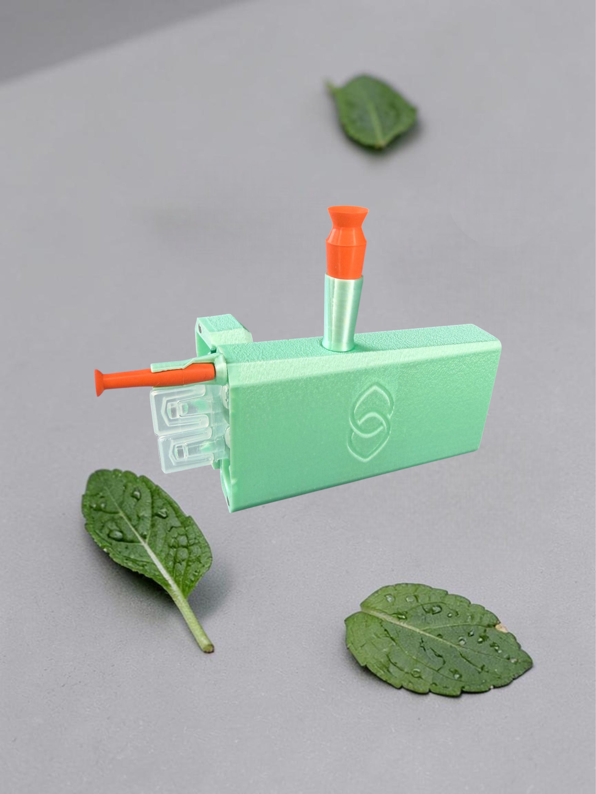Mint Green Silk, (emerald logo)