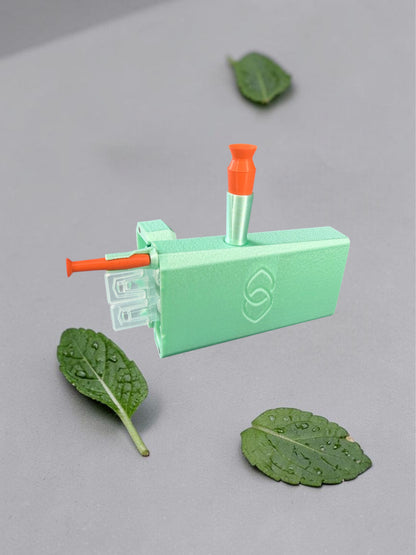 Mint Green Silk, (emerald logo)